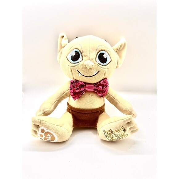 Build-A-Bear Lord of the Rings Gollum Plush 9” LOTR 2021 Pink Bow Tie Brown - Picture 1 of 11
